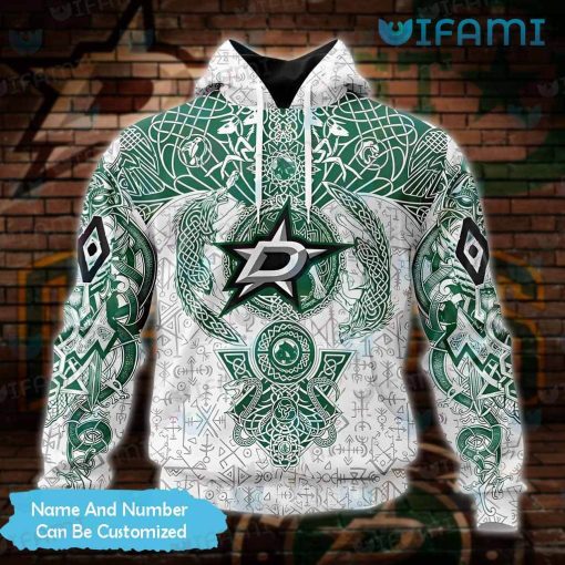 Dallas Stars Hoodie 3D Viking Symbols Personalized Dallas Stars Gift