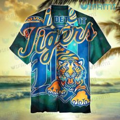 Detroit Tigers Hawaiian Shirt Big Logo Detroit Tigers Gift