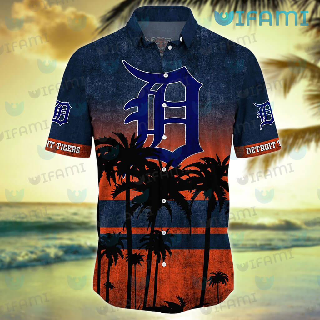 Detroit Tigers Hawaiian Shirt Coconut Tree Detroit Tigers Gift -  Personalized Gifts: Family, Sports, Occasions, Trending