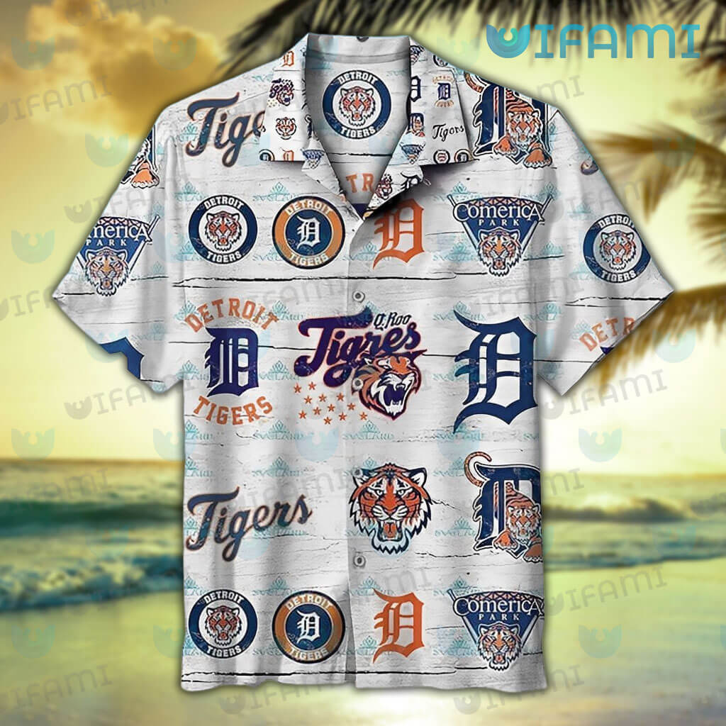 Detroit Tigers Hawaiian Shirt Coconut Tree Detroit Tigers Gift -  Personalized Gifts: Family, Sports, Occasions, Trending
