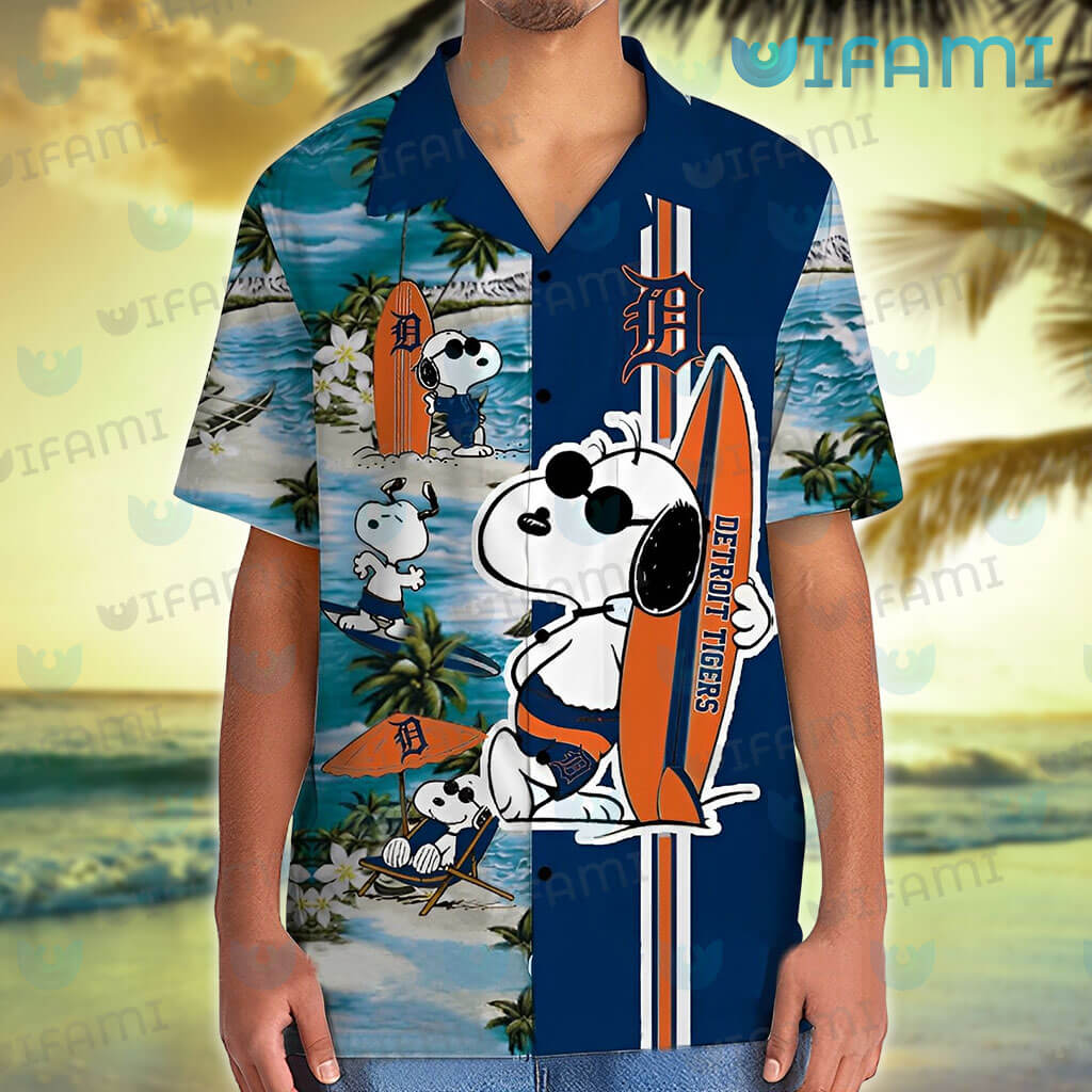 Detroit Tigers Hawaiian Shirt Snoopy Surfing Beach Detroit Tigers Gift -  Personalized Gifts: Family, Sports, Occasions, Trending
