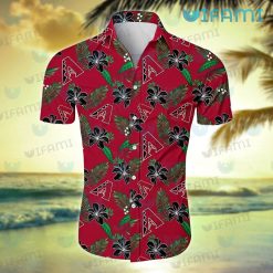 Diamondbacks Hawaiian Shirt Palm Leaves Arizona Diamondbacks Gift