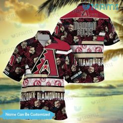 Diamondbacks Hawaiian Shirt Hibiscus Palm Leaf Custom Arizona Diamondbacks Gift