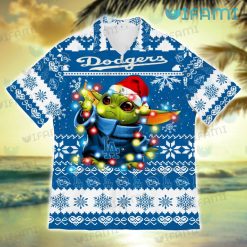Dodgers Hawaiian Shirt Baby Yoda Lights Los Angeles Dodgers Present