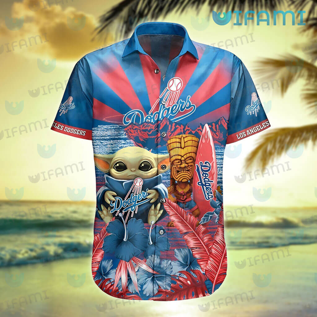 Los Angeles Dodgers Minnie Mouse Short Sleeve Button Up Tropical Hawaiian  Shirt - Trendy Aloha