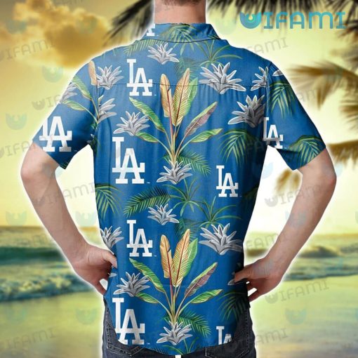 Dodgers Hawaiian Shirt Banana Tree Logo Pattern Los Angeles Dodgers Gift