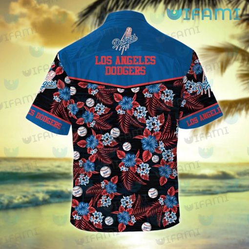 Dodgers Hawaiian Shirt Baseball Love Peace Los Angeles Dodgers Gift