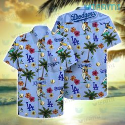 Dodgers Hawaiian Shirt Baseball Player Tropical Los Angeles Dodgers Gift