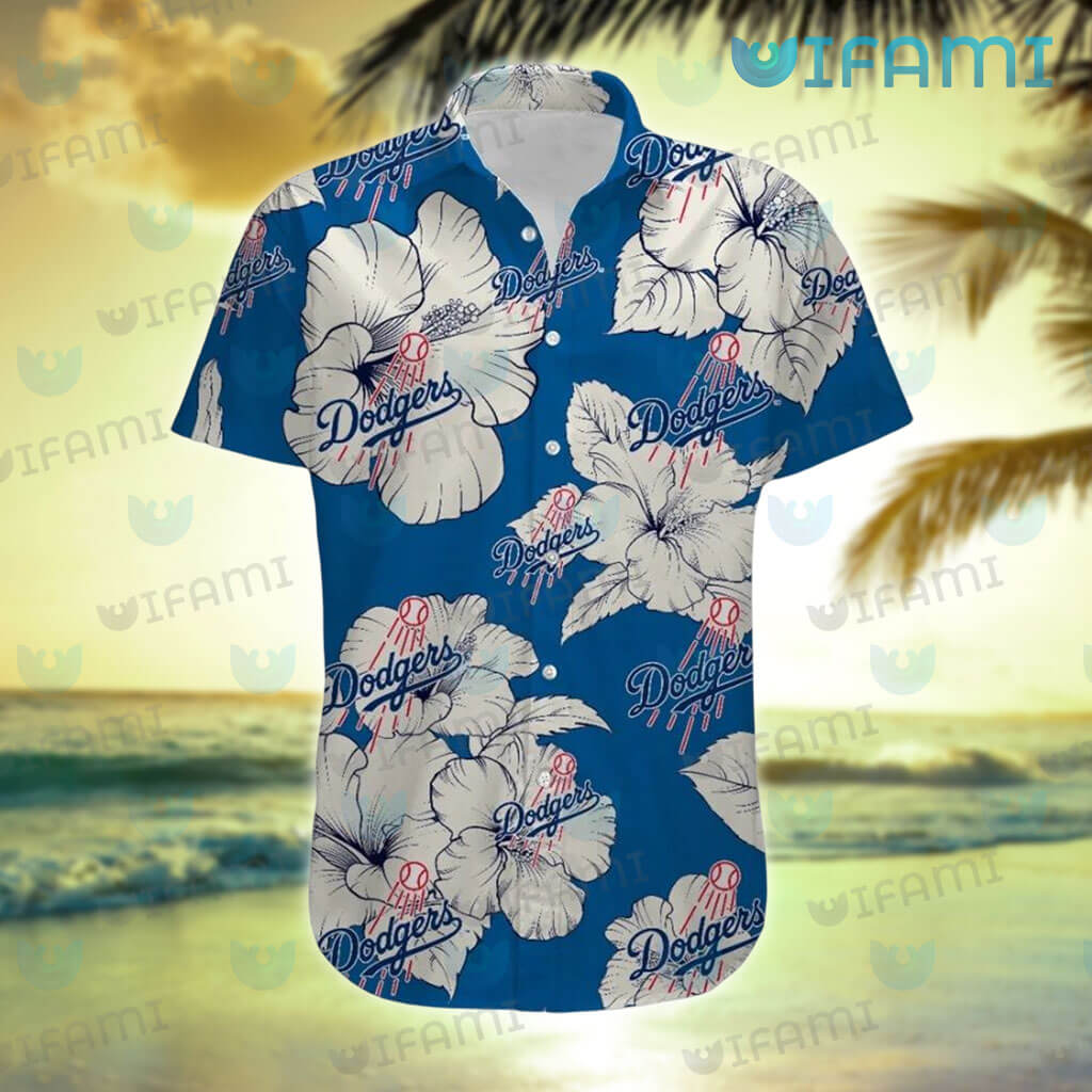 los angeles dodgers hawaiian shirt