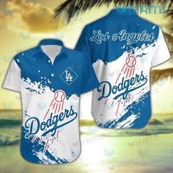 Dodgers Hawaiian Shirt Color Splash Los Angeles Dodgers Gift