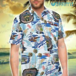 Dodgers Hawaiian Shirt Dodger Stadium Flower Los Angeles Dodgers Present