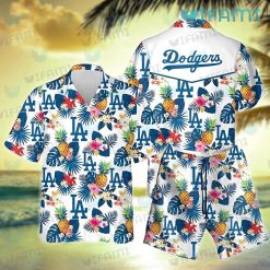 Dodgers Hawaiian Shirt Flower Pineapple Los Angeles Dodgers Gift