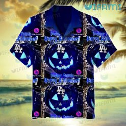 Dodgers Hawaiian Shirt Jack O’ Lantern Happy Halloween Los Angeles Dodgers Gift