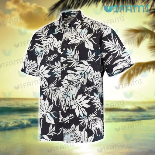 Dodgers Hawaiian Shirt Palm Leaf Pattern Los Angeles Dodgers Gift