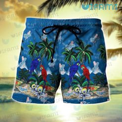 Dodgers Hawaiian Shirt Parrots Coconut Tree Los Angeles Dodgers Short