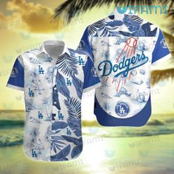 Dodgers Hawaiian Shirt Scallop Starfish Coconut Los Angeles Dodgers Gift