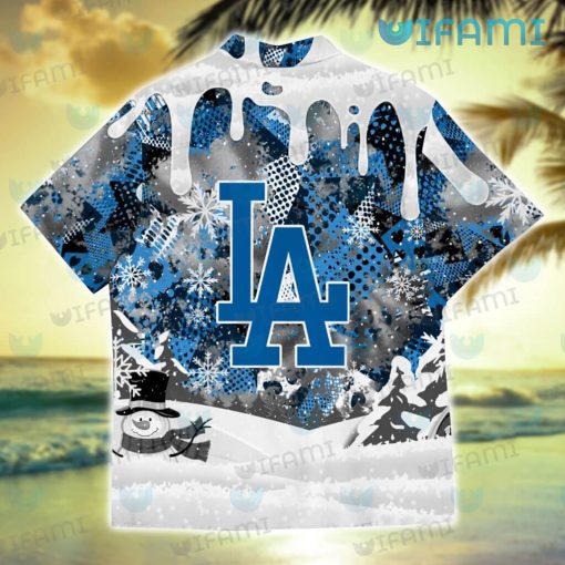 Dodgers Hawaiian Shirt Snoopy Dabbing Christmas Los Angeles Dodgers Gift