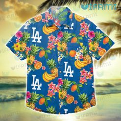 Dodgers Hawaiian Shirt Tropical Fruit Flower Los Angeles Dodgers Gift