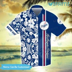 Dodgers Hawaiian Shirt Turtle Tropical Flower Los Angeles Dodgers Gift