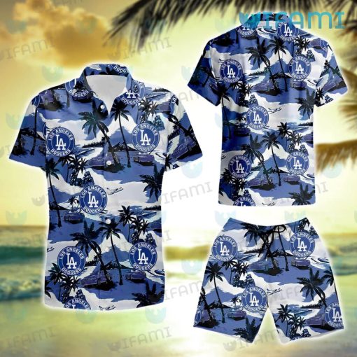 Dodgers Hawaiian Shirt Volcano Car Los Angeles Dodgers Gift