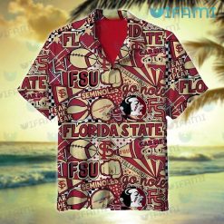 FSU Hawaiian Shirt Fear The Spear Go Noles FSU Gift