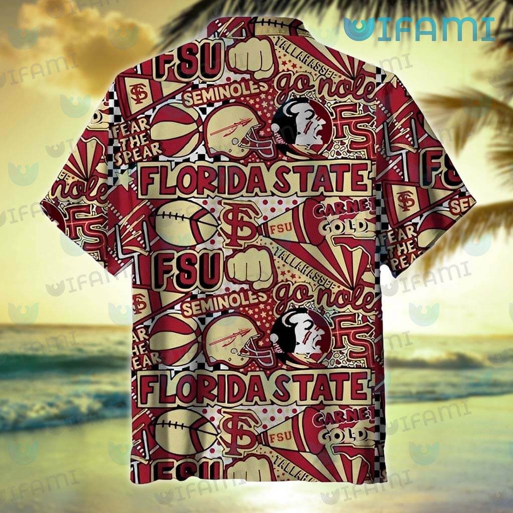 FSU Hawaiian Shirt Grateful Dead Skeleton Surfing FSU Gift - Personalized  Gifts: Family, Sports, Occasions, Trending
