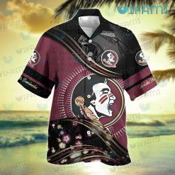 FSU Hawaiian Shirt Football Helmet Logo FSU Present