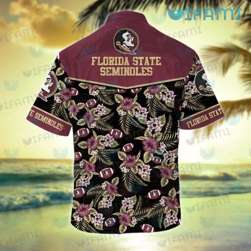 FSU Hawaiian Shirt Football Love Peace FSU Gift