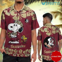 FSU Hawaiian Shirt Snoopy Woodstock FSU Gift