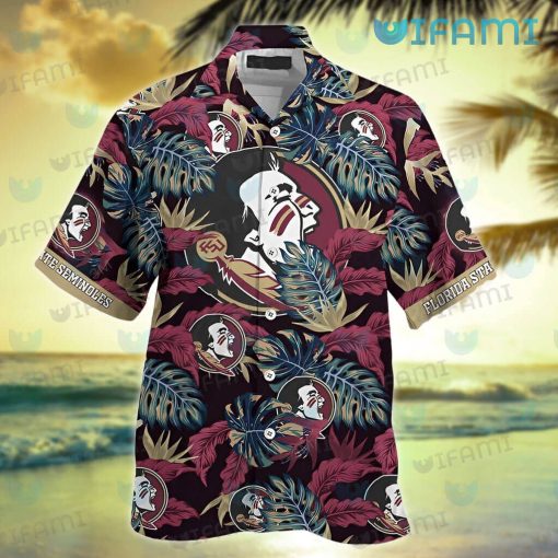 FSU Hawaiian Shirt Stress Blessed Obsessed FSU Gift