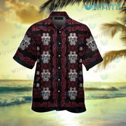 FSU Hawaiian Shirt Sugar Skull Pattern Florida State Seminoles Gift