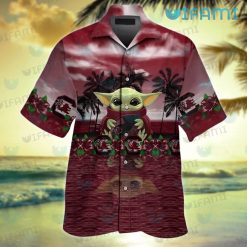 Gamecocks Hawaiian Shirt Baby Yoda Beach Gamecocks Gift
