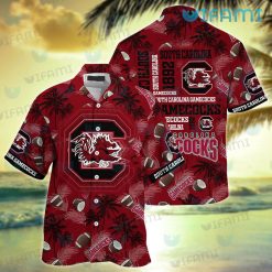 Gamecocks Hawaiian Shirt Coconut Football Gamecocks Gift