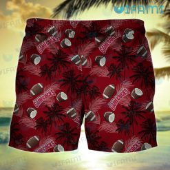 Gamecocks Hawaiian Shirt Coconut Football Gamecocks Short Back