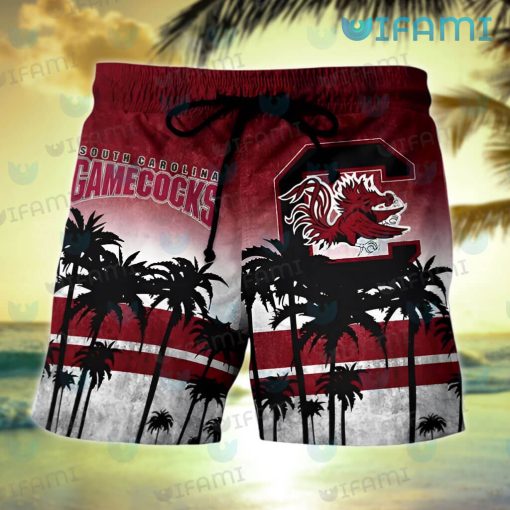 Gamecocks Hawaiian Shirt Coconut Tree Gamecocks Gift