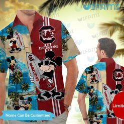 Gamecocks Hawaiian Shirt Mickey Surfing Beach Custom Gamecocks Gift