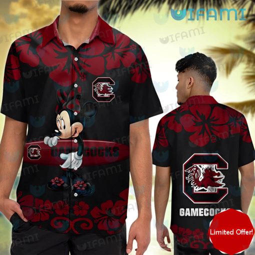 Gamecocks Hawaiian Shirt Minnie Surfboard Gamecocks Gift