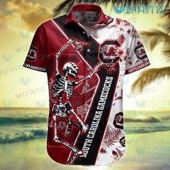 Gamecocks Hawaiian Shirt Skeleton Dancing Best Gamecock Present