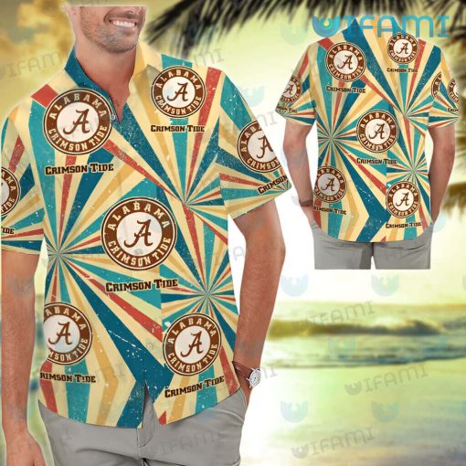 Hawaiian Alabama Shirt Circus Background Alabama Crimson Tide Gift