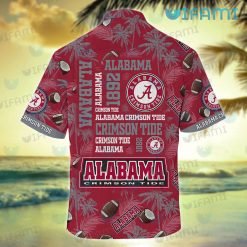 Hawaiian Alabama Shirt Coconut Pattern Alabama Football Present Back