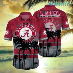 Hawaiian Alabama Shirt Coconut Tree Alabama Crimson Tide Gift