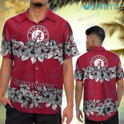 Hawaiian Alabama Shirt Hibiscus Pattern Alabama Football Gift