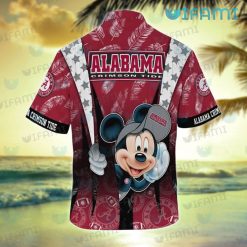 Hawaiian Alabama Shirt Mickey Feather Alabama Crimson Tide Gift
