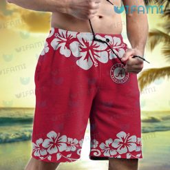 Hawaiian Alabama Shirt Mickey Surfboard Alabama Crimson Tide Short