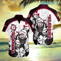 Hawaiian Alabama Shirt Player Splash Pattern Alabama Football Gift