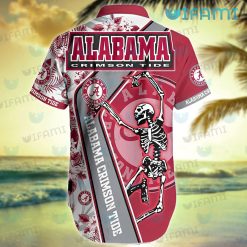 Hawaiian Alabama Shirt Skeleton Dancing New Alabama Crimson Tide Gifts For Him