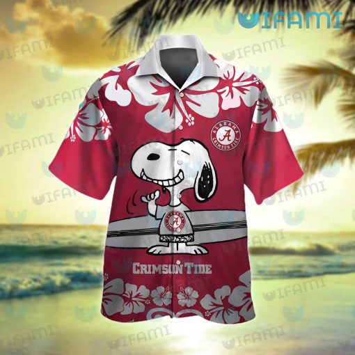 Hawaiian Alabama Shirt Snoopy Smile Surfboard Alabama Crimson Tide Gift