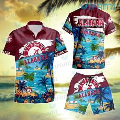 Hawaiian Alabama Shirt Summer Beach Alabama Crimson Tide Gift