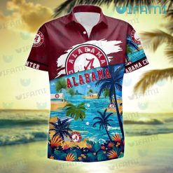 Hawaiian Alabama Shirt Summer Beach Alabama Crimson Tide Gift