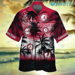 Hawaiian Alabama Shirt Sunset Beach Alabama Crimson Tide Gift